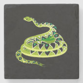 Snake Charm Stenen Onderzetter (Voorkant)