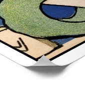 Snake Charmer - Art Nouveau  Art Poster (Hoek)