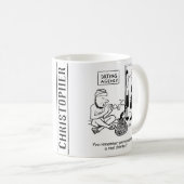 Snake Charmer bij het Dating Agency Koffiemok (Voorkant rechts)