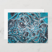 Snake Charmer Briefkaart (Voorkant / Achterkant)