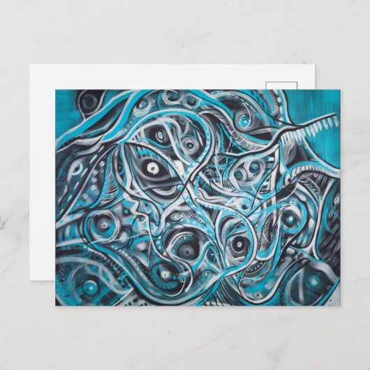 Snake Charmer Briefkaart (Voorkant / Achterkant)