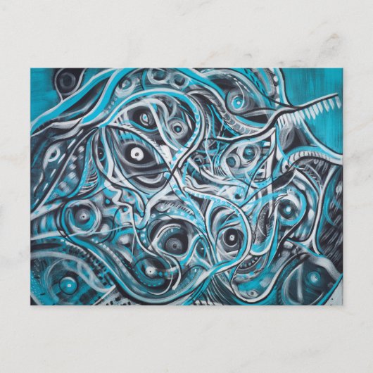 Snake Charmer Briefkaart (Voorkant)