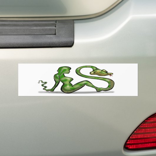 Snake Charmer Bumpersticker (Op auto)
