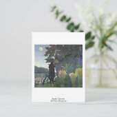 Snake Charmer van Henri Rousseau Briefkaart (Staand voorkant)