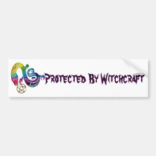 Snake Charming Witch Bumpersticker