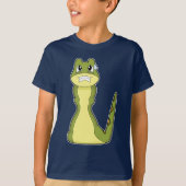 Snake Chess Board spel T-shirt (Voorkant)