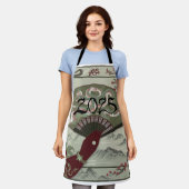 Snake Chinees Nieuwjaar 2025 Fun Schort (Gedragen)