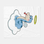 Snake Cloud Angel Fleece Deken (Voorkant (Horizontaal))