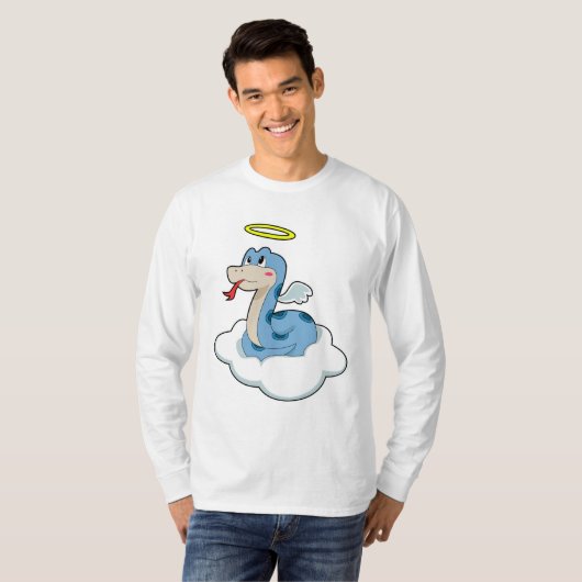 Snake Cloud Angel T-shirt (Voorkant volledig)