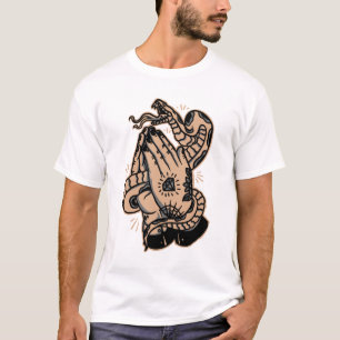 Snake club traditionele stijl tattoo illustratie t-shirt