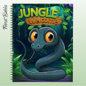 Snake Cute reptile Jungle Welcome Serpent Design🐍 Notitieboek