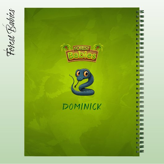 Snake Cute reptile Jungle Welcome Serpent Design🐍 Notitieboek