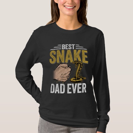 Snake Dad  Reptiles  Pet Reptile Owner Graphic T-shirt (Voorkant)