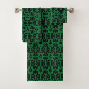 Snake Damask Towel Set Bad Handdoek