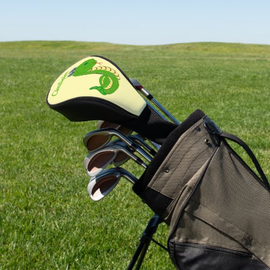 Snake Design Golfheadcover (Insitu)