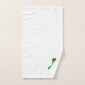 Snake Design Monogrammed Bad Handdoek (Handdoek)