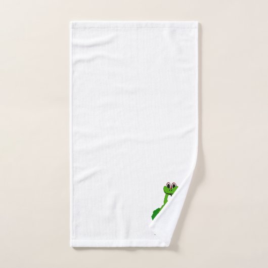 Snake Design Monogrammed Bad Handdoek (Handdoek)