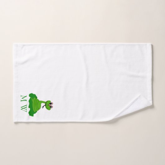 Snake Design Monogrammed Bad Handdoek (Handdoek)