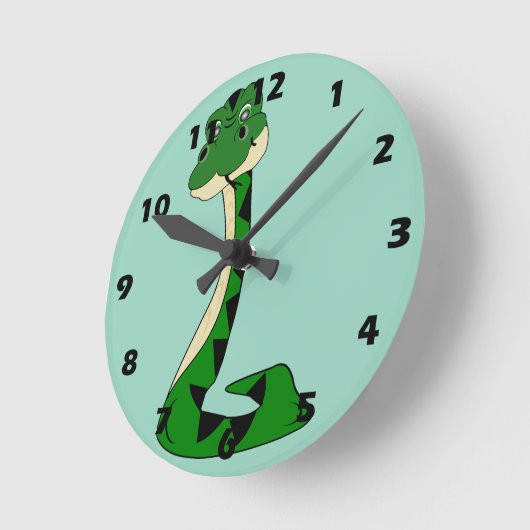 Snake Design Ronde Klok (Hoek)