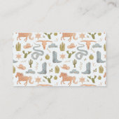 Snake Diaper Raffle Ticket Informatiekaartje (Achterkant)