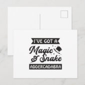 Snake Dierenvriend Reptiel Snakers Cobra Pet Gift Briefkaart (Voorkant / Achterkant)