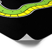 Snake doet aan boksen poster (Hoek)