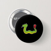 Snake doet aan boksen ronde button 5,7 cm (Voorkant /achterkant)