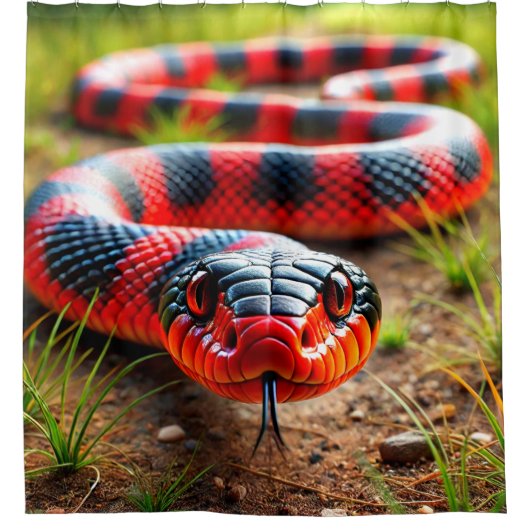 Snake Douchegordijn (Voorkant)