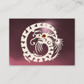 SNAKE DRAGON AMETHYST paars wit rood roze Visitekaartje (Achterkant)