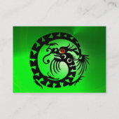 SNAKE DRAGON EMERALD, Beauty, Salon, Day Spa Visitekaartje (Achterkant)