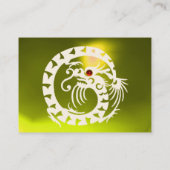 SNAKE DRAGON TOPAZ geel wit rood Visitekaartje (Achterkant)