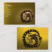 SNAKE DRAGON TOPAZ paars wit rood geel Visitekaartje (Voorkant / Achterkant)