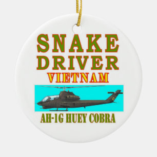 snAKE DRIVER VIETNAM Keramisch Ornament