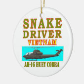 snAKE DRIVER VIETNAM Keramisch Ornament (Links)
