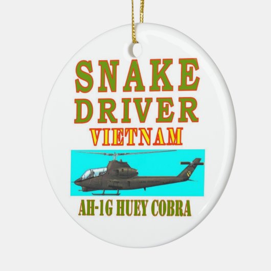 snAKE DRIVER VIETNAM Keramisch Ornament (Links)