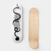 Snake en anananas persoonlijk skateboard (Voorkant)