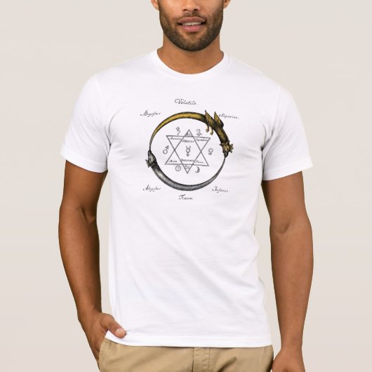 Snake en Dragon Ouroboros T-shirt (Voorkant)