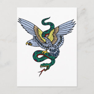 Snake en Eagle Briefkaart