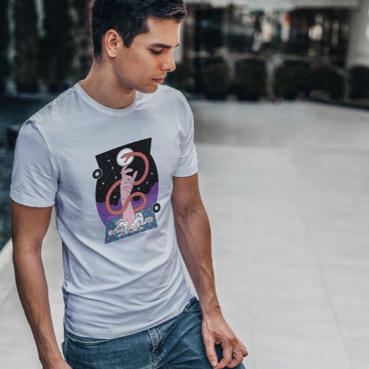 Snake en hand t-shirt