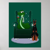 Snake en hond poster (Voorkant)
