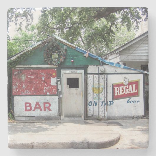 Snake en Jake's, kerstclub Stenen Onderzetter (Voorkant)