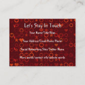 Snake en Pentagram Visitekaartje (Achterkant)