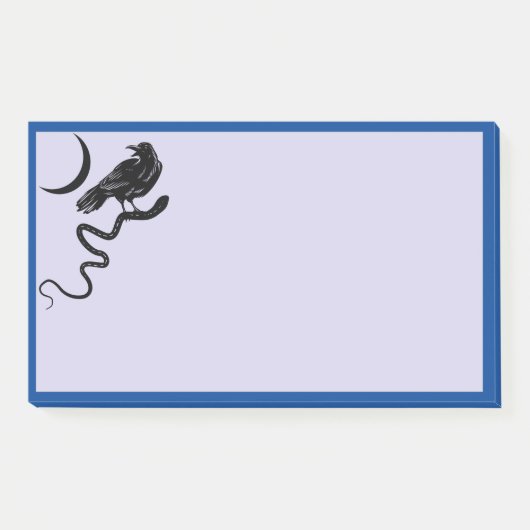 Snake en Raven Sticky Post-it Notes (Voorkant)