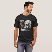 Snake en schedel t-shirt (Voorkant volledig)