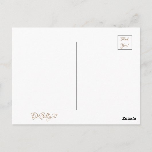 Snake Eye Briefkaart (Achterkant)