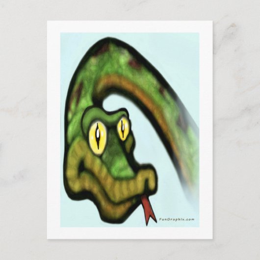 Snake Eyes Briefkaart (Voorkant)