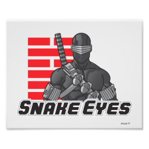Snake Eyes Foto Afdruk