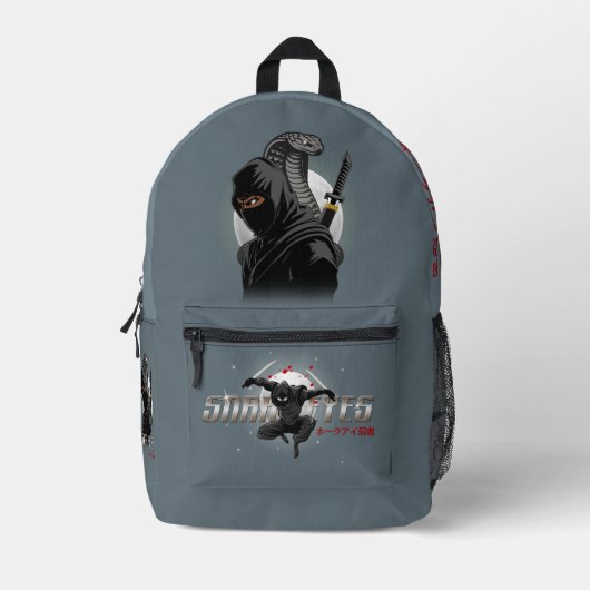 Snake Eyes Ninja | Bedrukte Rugzak (Voorkant)