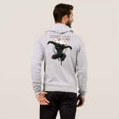 Snake Eyes Ninja | Mannen Full-zip Hoodie (Achterkant volledig)