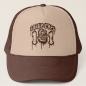 Snake Eyes Retro Grunge Graphic Trucker Pet (Voorkant)